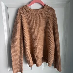 Cozy Tan Kids Sweater